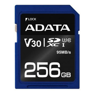 Карта памяти ADATA 256GB SDXC class 10 UHS-I U3 V30 (ASDX256GUI3V30S-R) (WY36dnd-232186) фото №1