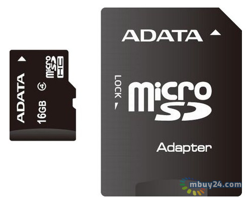 Карта памяти A-Data microSDHC 16GB Class 4 (AUSDH16GCL4-RA1) фото №1