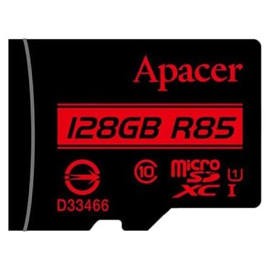 Карта пам'яті Apacer microSDXC 128GB Class 10 UHS-I R-85MB/s (AP128GMCSX10U5-RA) фото №1