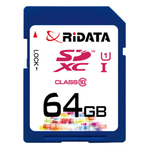 Карта памяти RiDATA SDXC 64GB Class 10 UHS-I                                                         фото №1