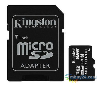 Карта пам'яті Kingston 8GB microSDHC C10 UHS-I Industrial (SDCIT/8GB) фото №2