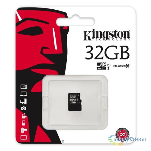 Карта памяти Kingston Class 10 UHS| U1 32GB microSDHC no adapter (SDCIT/32GBSP) фото №3