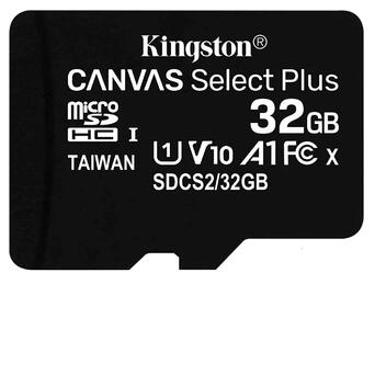 Карта пам'яті MicroSDHC 32GB UHS-I Class 10 Kingston Canvas Select Plus R100MB/s (SDCS2/32GBSP) фото №1