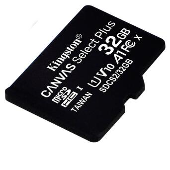 Карта пам'яті MicroSDHC 32GB UHS-I Class 10 Kingston Canvas Select Plus R100MB/s (SDCS2/32GBSP) фото №2