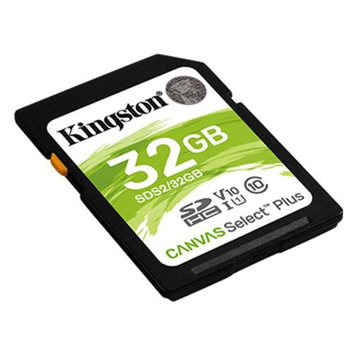 Карта пам'яті SDHC 32GB UHS-I Class 10 Kingston Canvas Select Plus R100MB/s (SDS2/32GB) фото №2