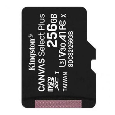 Карта пам'яті Kingston 256GB microSDXC class 10 UHS-I Canvas Select Plus (SDCS2/256GBSP) фото №2