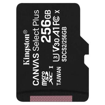 Карта пам'яті Kingston 256GB microSD class 10 A1 Canvas Select Plus (SDCS2/256GB) фото №2
