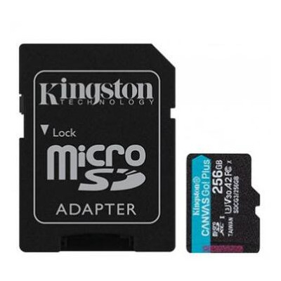 Карта пам'яті Kingston 256GB microSDXC 10 UHS-I U3 A2 Canvas Go Plus (SDCG3/256GB) фото №2