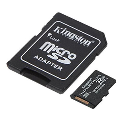 Карта памяти Kingston Industrial MicroSDHC 32GB UHS-I/U3 Class 10 + SD-adapter (SDCIT2/32GB) фото №2