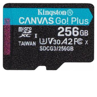 Карта пам'яті KINGSTON microSDXC 256Gb Canvas Go U3 V30 (R170/W90) фото №1