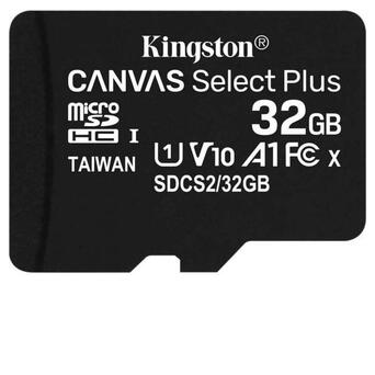 Карта пам'яті KINGSTON microSDHC 32Gb Canvas Select A1 (R100/W10) ad фото №2