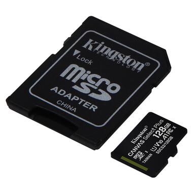 Карта пам'яті Micro128GB Kingston Canvas Select Plus SDXC UHS-1 U1 V10 A1 Class 10, Ret (SDCS2/128GBSP#) фото №2