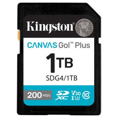 Карта пам'яті Kingston 1TB SDXC сlass 10 UHS-I U3 V30 Canvas Go Plus G4 (SDG4/1TB) фото №1