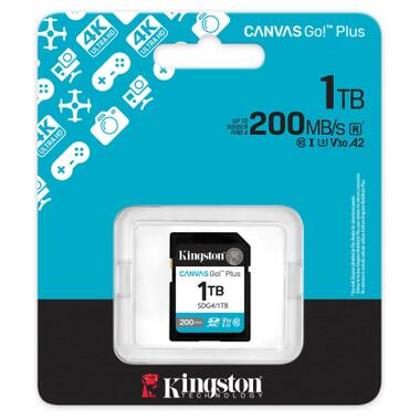 Карта пам'яті Kingston 1TB SDXC сlass 10 UHS-I U3 V30 Canvas Go Plus G4 (SDG4/1TB) фото №3