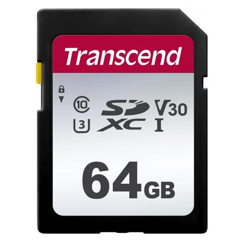 Карта пам'яті SDXC 64GB UHS-I/U3 Class 10 Transcend 300S (TS64GSDC300S) фото №1