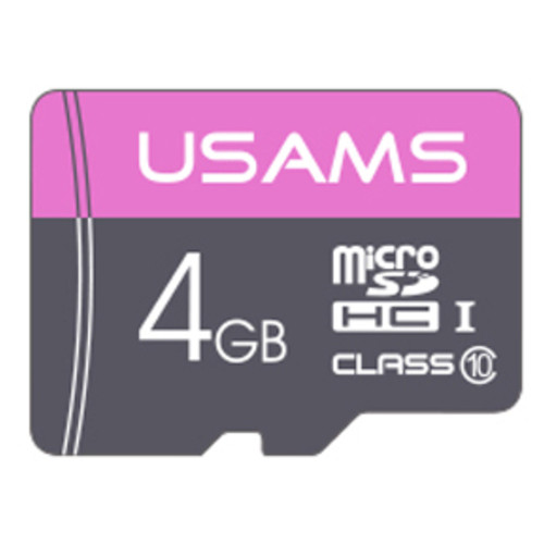 Карта памяти Micro SDHC Card Usams US-ZB100 TF High Speed Card 4Gb Class 10 фото №1