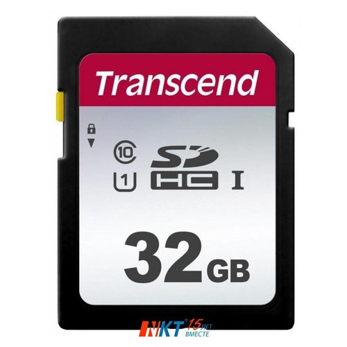 Карта пам'яті Transcend 32GB SDHC C10 (TS32GSDC300S) фото №1
