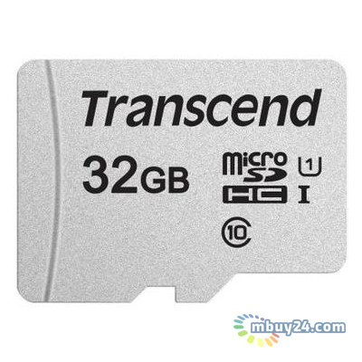 Карта пам'яті Transcend 32GB microSDHC class 10 UHS-I U1 (TS32GUSD300S) фото №1