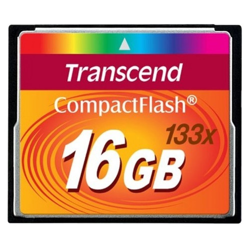 Карта пам'яті Transcend 16 GB 133X CompactFlash Card TS16GCF133 (WY36dnd-104618) фото №1