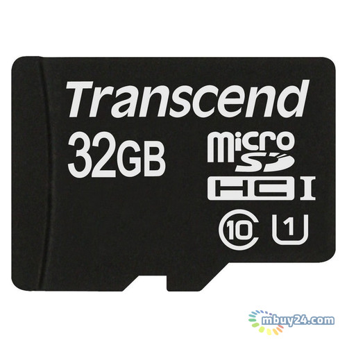 Карта пам'яті Transcend Premium microSDHC 32GB Class 10 UHS-1 (no adapter) (TS32GUSDCU1) фото №1