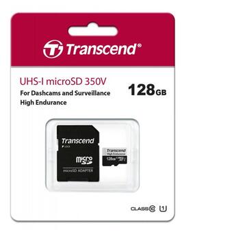 Карта пам'яті Transcend 128GB microSDXC class 10 UHS-I U1 High Endurance (TS128GUSD350V) фото №3