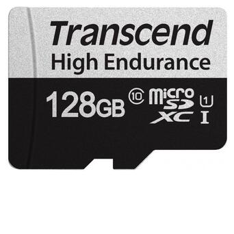 Карта пам'яті Transcend 128GB microSDXC class 10 UHS-I U1 High Endurance (TS128GUSD350V) фото №1
