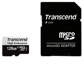 Карта пам'яті Transcend 128GB microSDXC class 10 UHS-I U1 High Endurance (TS128GUSD350V) фото №2