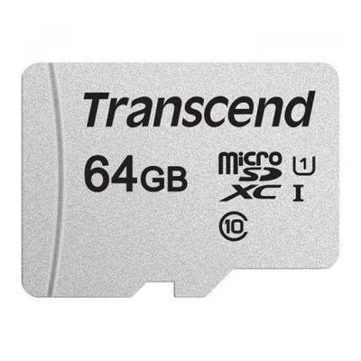 Карта пам'яті Transcend 64GB microSDXC class 10 UHS-I U1 (TS64GUSD300S-A) фото №1