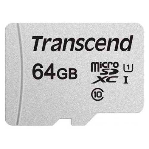 Карта пам'яті Transcend 64GB microSDXC class 10 UHS-I U1 (TS64GUSD300S-A) фото №3