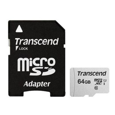 Карта пам'яті Transcend 64GB microSDXC class 10 UHS-I U1 (TS64GUSD300S-A) фото №2
