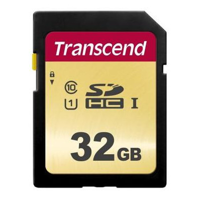 Карта пам'яті Transcend 32GB SDHC class 10 UHS-I U1 (TS32GSDC500S) фото №2