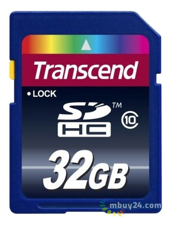 Карта пам'яті Transcend 32GB SDHC Class 10 (TS32GSDHC10) фото №1
