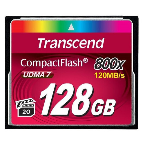 Карта памяти Transcend 128GB CF 800X (JN63TS128GCF800) фото №5