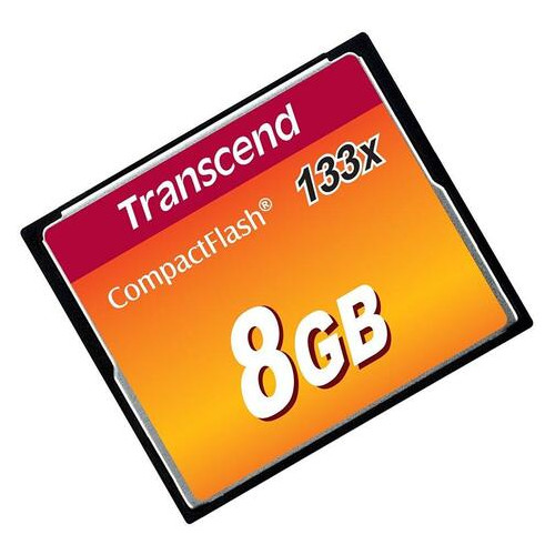 Карта пам'яті Transcend 8GB CF 133X (JN63TS8GCF133) фото №2