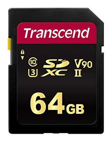 Карта памяти Transcend 64GB SDXC C10 UHS-II U3 R285/W180MB/s 4K (JN63TS64GSDC700S) фото №1