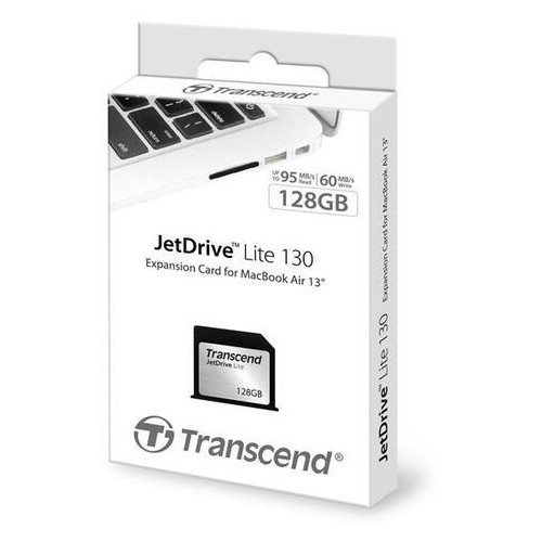 Карта пам'яті Transcend JetDrive Lite 128GB MacBook Air 13 Late2010-2017 (JN63TS128GJDL130) фото №4