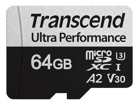 Картка пам'яті Transcend microSDXC 340S 64GB UHS-I U3 A2 ad (TS64GUSD340S) фото №2