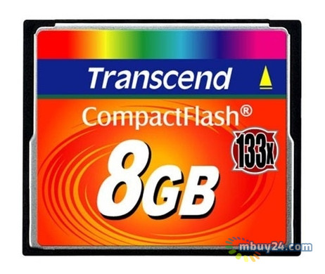 Карта пам'яті Transcend 8GB Compact Flash 133x (TS8GCF133) фото №1
