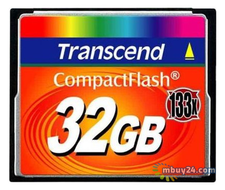 Карта пам'яті Transcend 32GB Compact Flash (133X) (TS32GCF133) фото №1