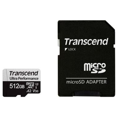 Карта памяти Transcend 512GB microSDXC class 10 UHS-I U3 A2 (TS512GUSD340S) фото №1