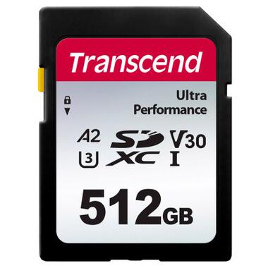 Карта памяти Transcend 512GB SD class 10 UHS-I U3 4K (TS512GSDC340S) фото №1