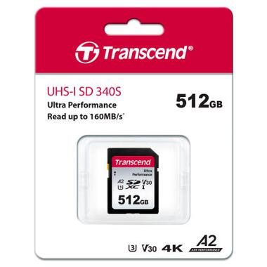 Карта памяти Transcend 512GB SD class 10 UHS-I U3 4K (TS512GSDC340S) фото №2