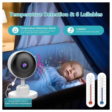 Видеоняня Baby Monitor C3 2.8-дюймовый монитором фото №7