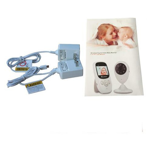 Видеоняня беспроводная Kronos Wireless digital video baby monitor 2.4 SP880 Белая (par_sp880) фото №6
