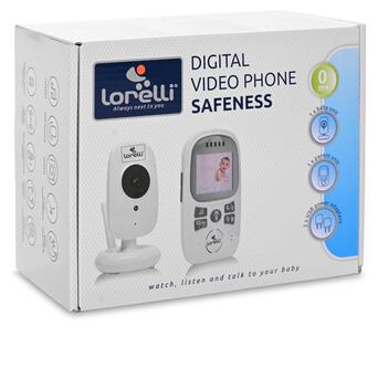 Цифрова бездротова відеоняня Lorelli Safeness Білий фото №3