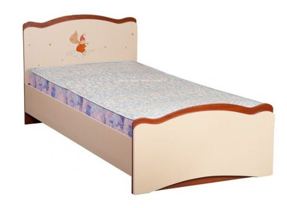 Дитяче ліжко Вальтер-С Феї в хмарах Без ящиків ДСП Розмір 90x190 см венге світлий фото №1