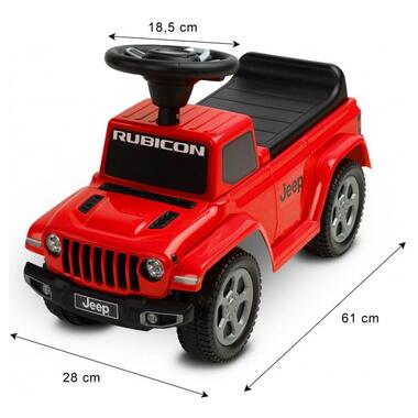 Машинка для катання Caretero (Toyz) Jeep Rubicon Red TOYZ-2592 фото №2