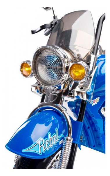 Электромотоцикл Caretero Rebel blue фото №4