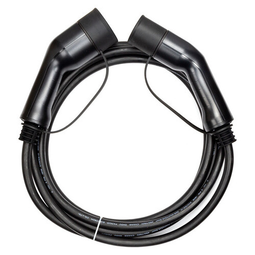 Зарядний кабель HiSmart для електромобілів Type 2 - Type 2 32A 7.2кВт 1 фазний 5м фото №1