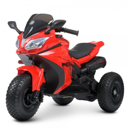 Дитячий мотоцикл на акумуляторі Bambi M-4840AL-3 червоний фото №1